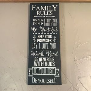 Family sign